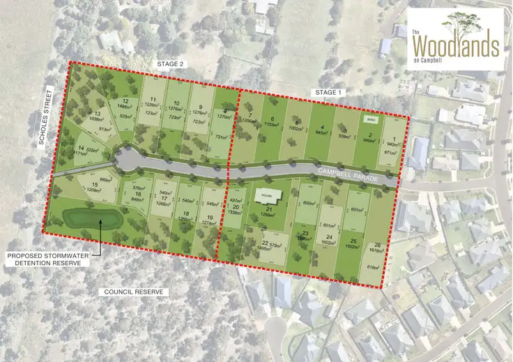 Floorplan of Homely land listing, Lot 1 "The Woodlands on Campbell", Armidale NSW 2350