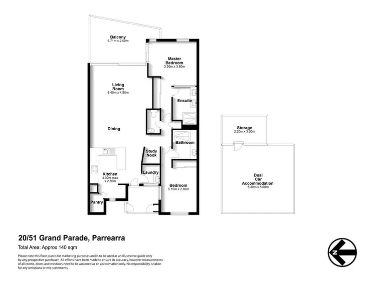 Floorplan of Homely unit listing, 20/51 Grand Parade, Kawana Island QLD 4575