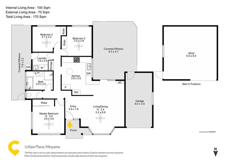 Floorplan of Homely house listing, 12 Kew Place, Minyama QLD 4575