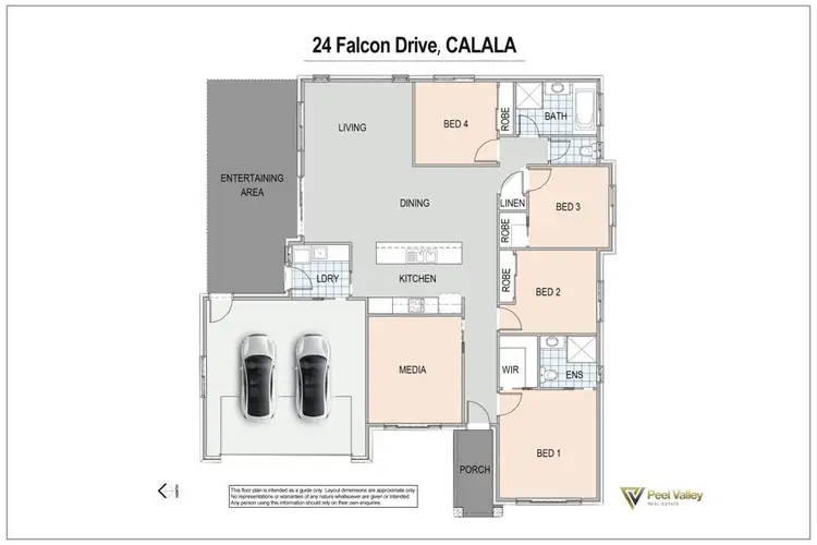 Floorplan of Homely house listing, 24 Falcon Drive Calala, Tamworth NSW 2340
