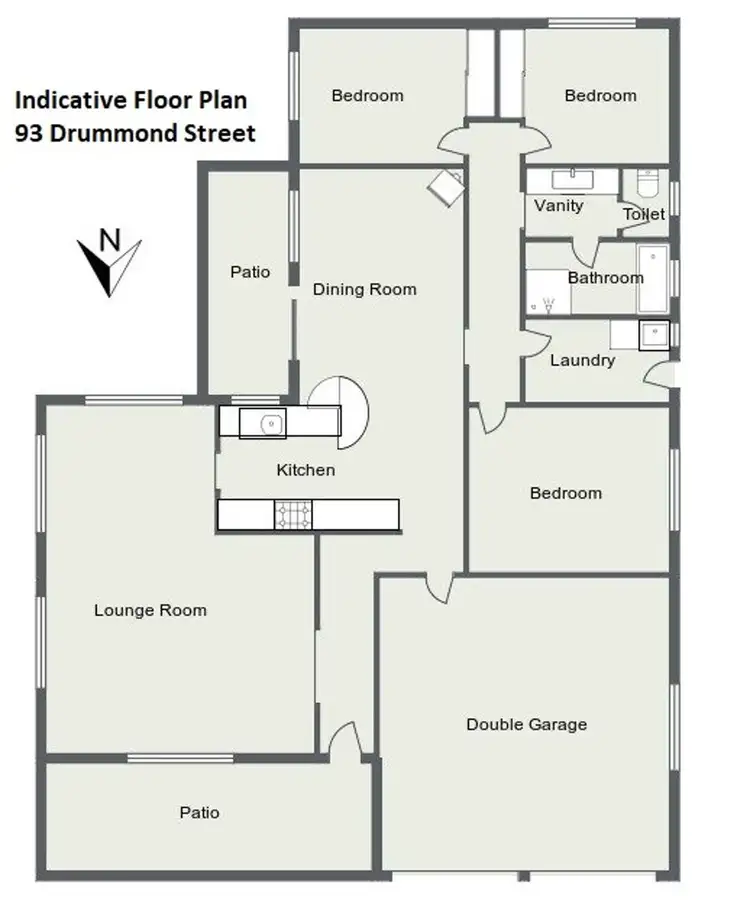 Floorplan of Homely house listing, 93 Drummond Street, Tenterfield NSW 2372