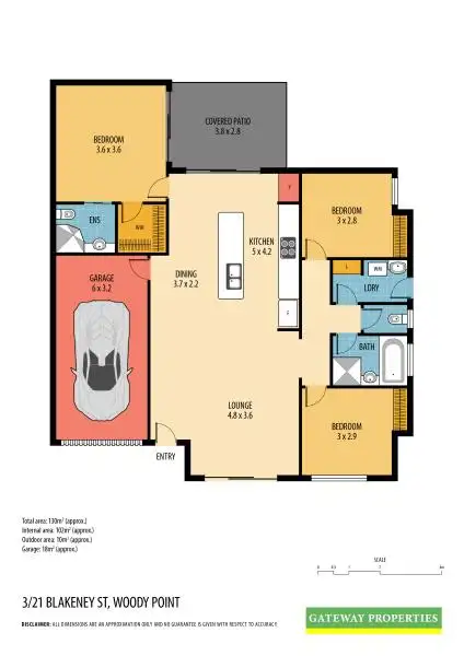 Floorplan of Homely house listing, 3/21 BLAKENEY STREET, Woody Point QLD 4019