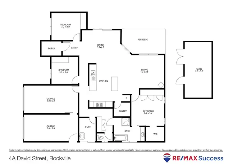 Floorplan of Homely house listing, 4A David Street, Rockville QLD 4350