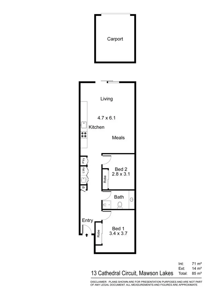 Floorplan of Homely house listing, 13 Cathedral Circuit, Mawson Lakes SA 5095