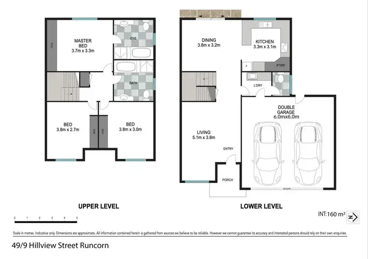 Floorplan of Homely townhouse listing, 49/9 Hillview Street, Runcorn QLD 4113