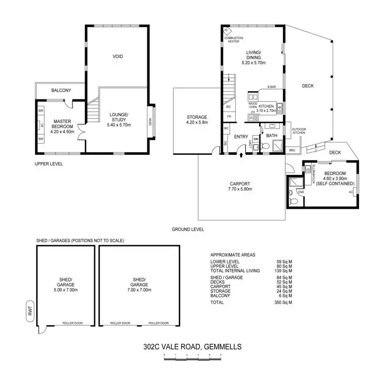 Floorplan of Homely rural property listing, 302C Vale Road (Highland Valley), Wistow SA 5251