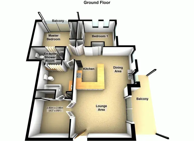 Floorplan of Homely unit listing, 57/280 Grand Avenue, Forest Lake QLD 4078