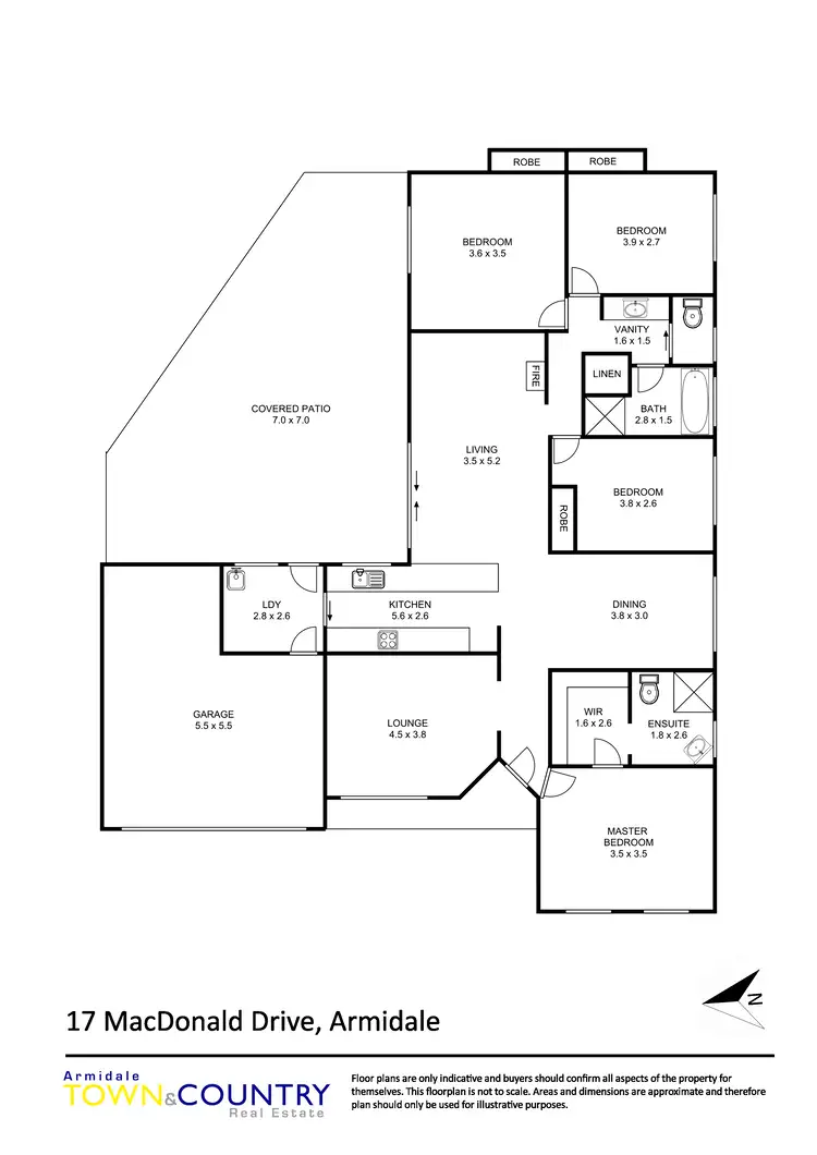 Floorplan of Homely house listing, 17 MacDonald Drive, Armidale NSW 2350