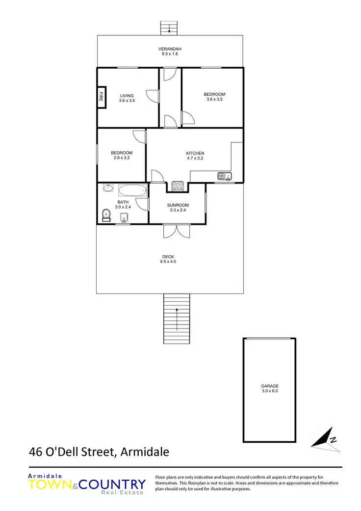 Floorplan of Homely house listing, 46 O'Dell Street, Armidale NSW 2350