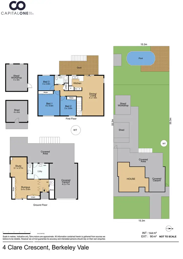 Floorplan of Homely house listing, 4 Clare Crescent, Berkeley Vale NSW 2261