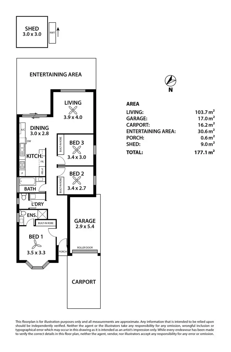 Floorplan of Homely house listing, 72B Standen Street, Murray Bridge SA 5253