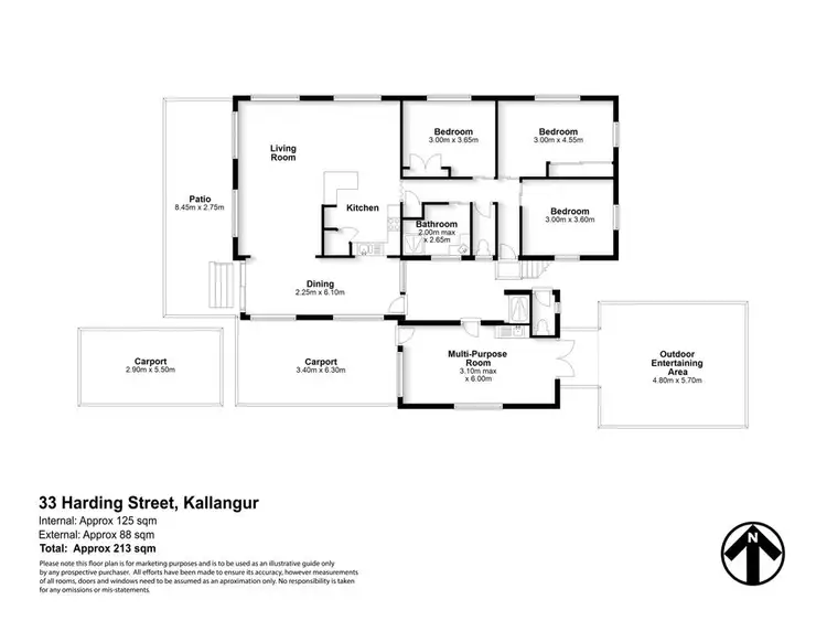 Floorplan of Homely house listing, 33 Harding Street, Kallangur QLD 4503
