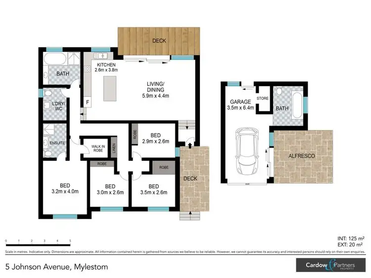 Floorplan of Homely house listing, 5 Johnson Avenue, Mylestom NSW 2454