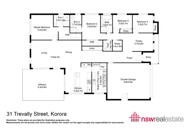 Floorplan of Homely house listing, 31 Trevally Street, Korora NSW 2450