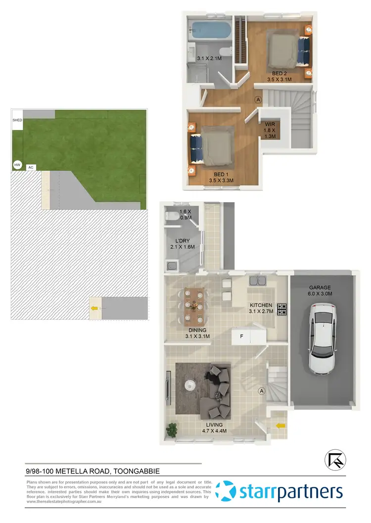 Floorplan of Homely townhouse listing, 9/98-100 Metella Road, Toongabbie NSW 2146