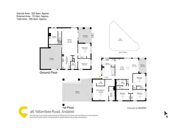 Floorplan of Homely house listing, 46 Yallambee Road, Jindalee QLD 4074