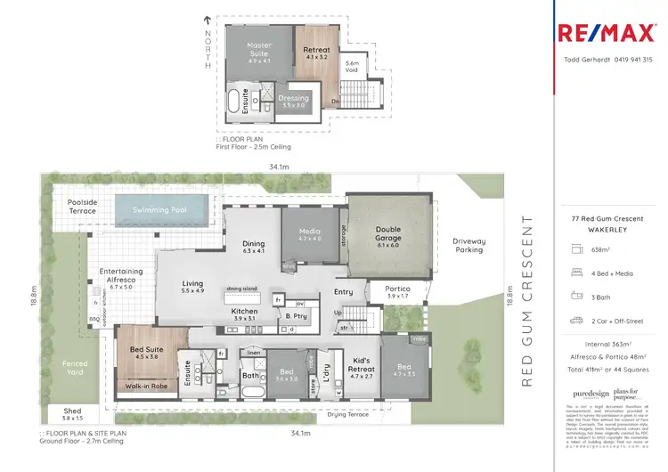 Floorplan of Homely house listing, 77 Red Gum Crescent, Wakerley QLD 4154