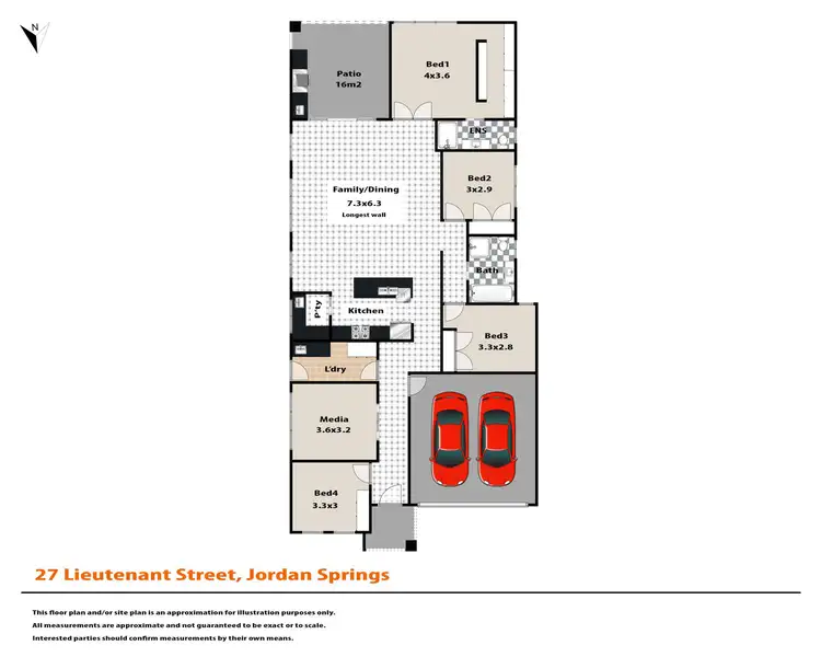 Floorplan of Homely house listing, 27 Lieutenant Street, Jordan Springs NSW 2747