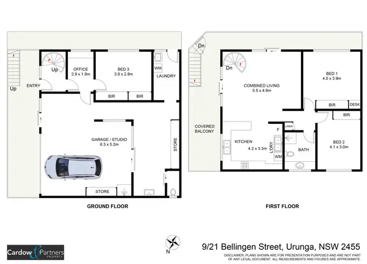 Floorplan of Homely unit listing, 9/21 Bellingen Street, Urunga NSW 2455