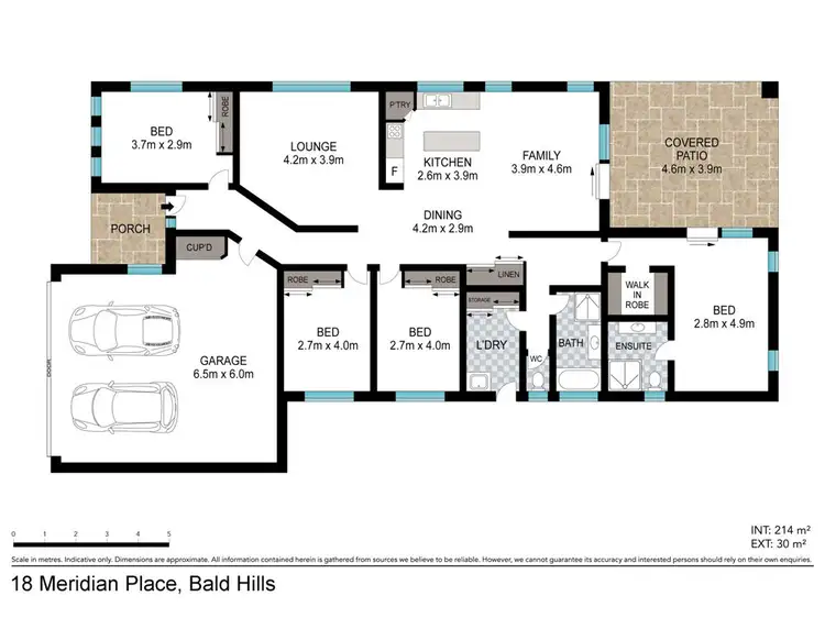 Floorplan of Homely house listing, 18 Meridian Place, Bald Hills QLD 4036
