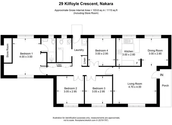 Floorplan of Homely house listing, 29 Kilfoyle Crescent, Nakara NT 810