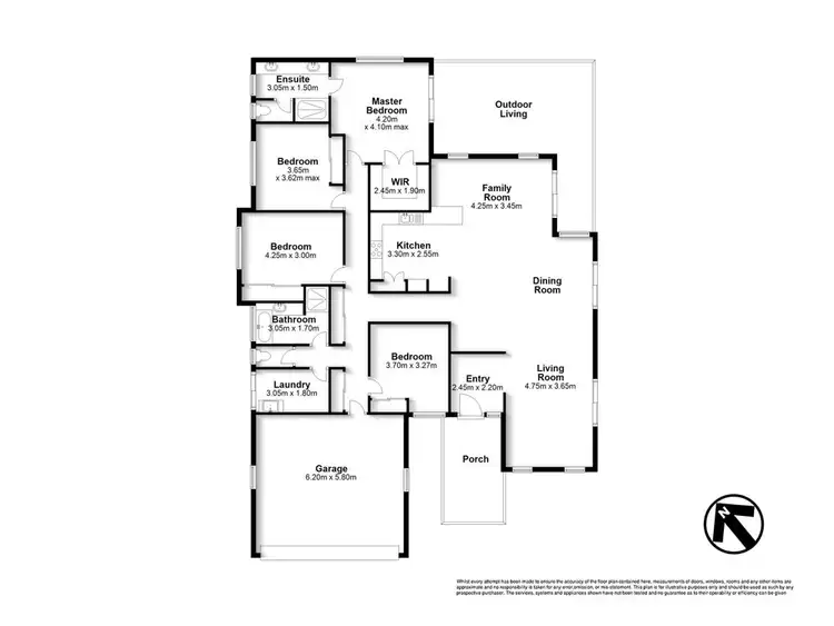 Floorplan of Homely house listing, 6 Paynters Pocket Avenue, Palmwoods QLD 4555