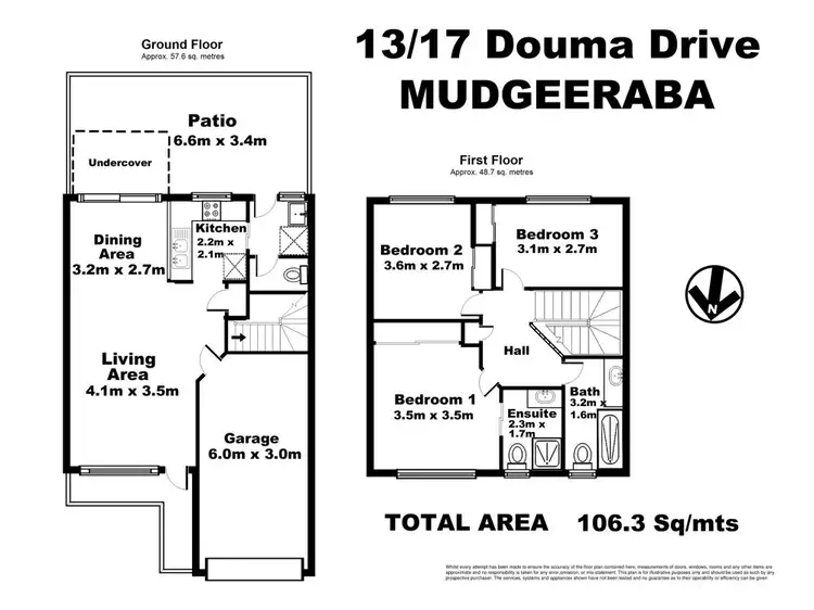 Floorplan of Homely house listing, 13/17 Douma Drive, Mudgeeraba QLD 4213