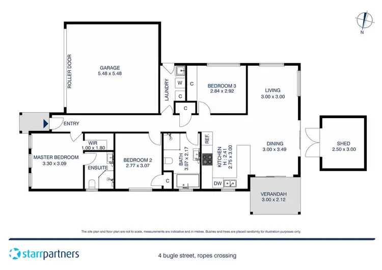 Floorplan of Homely house listing, 4 Bugle Street, Ropes Crossing NSW 2760