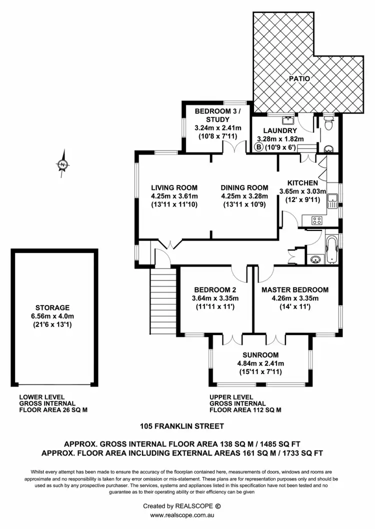 Floorplan of Homely house listing, 105 Franklin Street, Annerley QLD 4103
