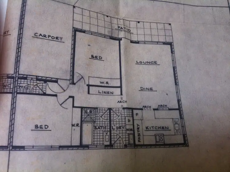 Floorplan of Homely unit listing, 1/8 Oak Street, Bellingen NSW 2454