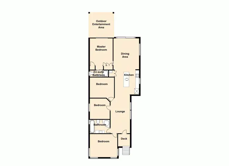 Floorplan of Homely house listing, 59 Bayview Road, Brighton QLD 4017