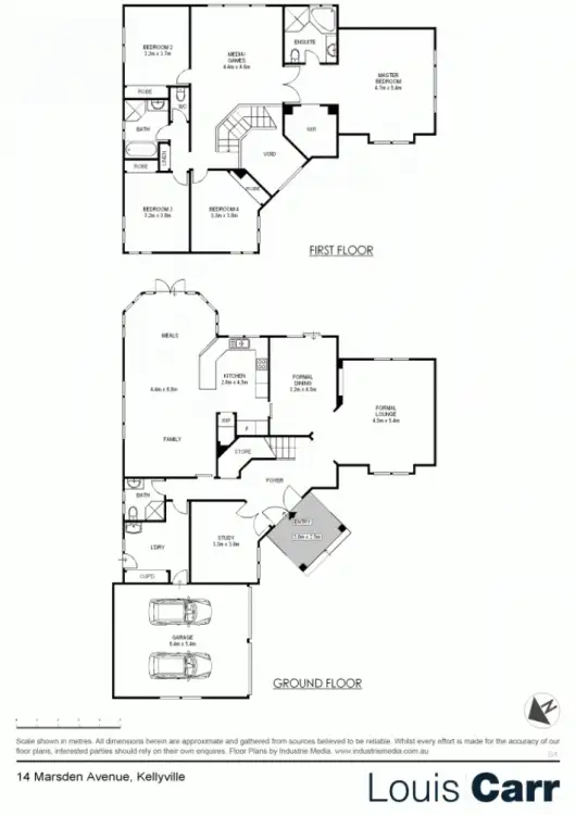 Floorplan of Homely house listing, 14 Marsden Avenue, Kellyville NSW 2155