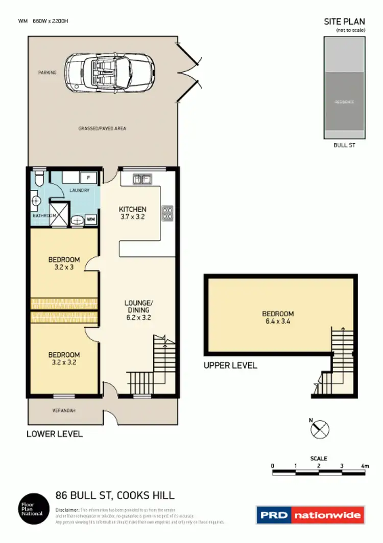 Floorplan of Homely house listing, 86 Bull Street, Cooks Hill NSW 2300