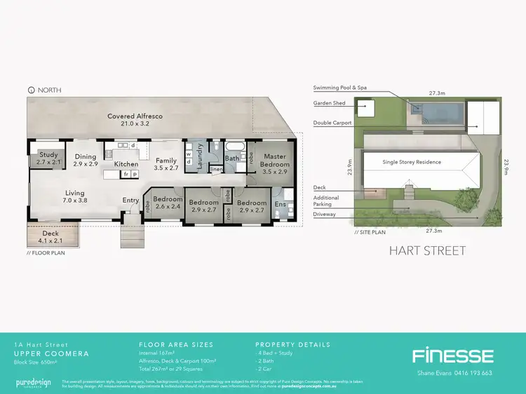 Floorplan of Homely house listing, 1A Hart Street, Upper Coomera QLD 4209