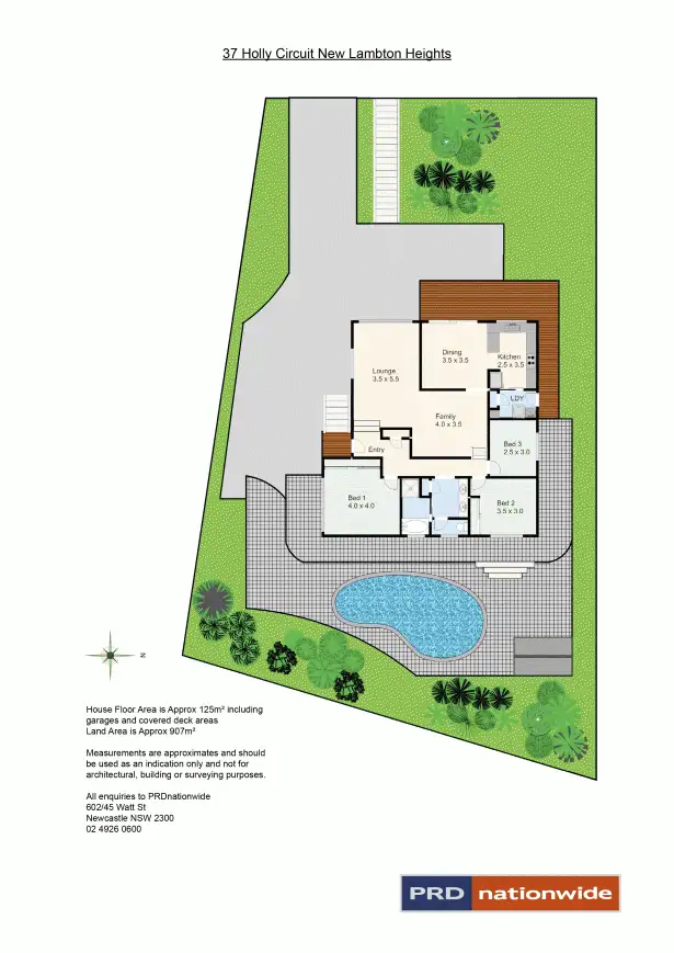 Floorplan of Homely house listing, 37 Holly Circuit, New Lambton Heights NSW 2305