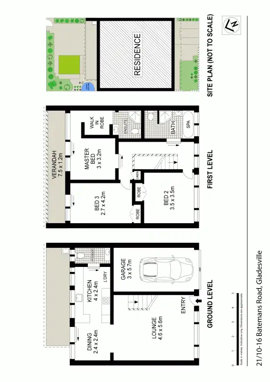 Floorplan of Homely townhouse listing, 21/10-16 Batemans road, Gladesville NSW 2111