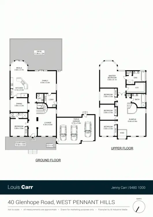 Floorplan of Homely house listing, 40 Glenhope  Road, West Pennant Hills NSW 2125