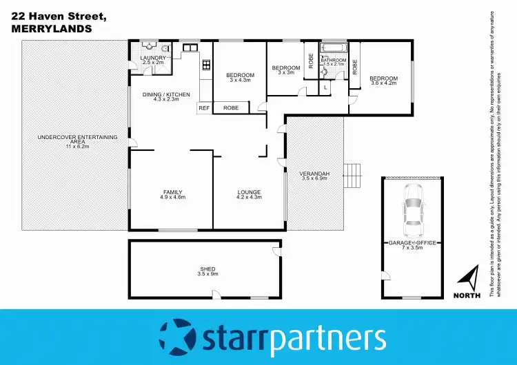 Floorplan of Homely house listing, 22 Haven Street, Merrylands NSW 2160