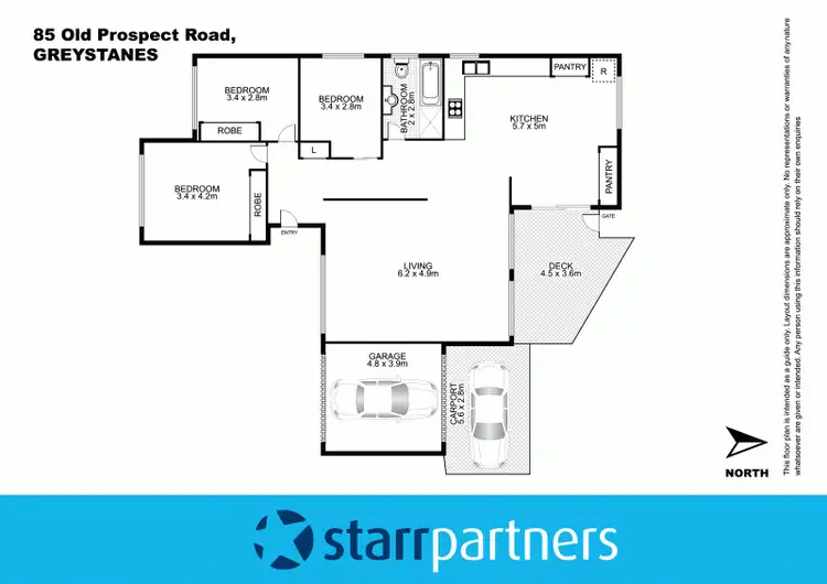 Floorplan of Homely house listing, 85 Old Prospect Road, Greystanes NSW 2145