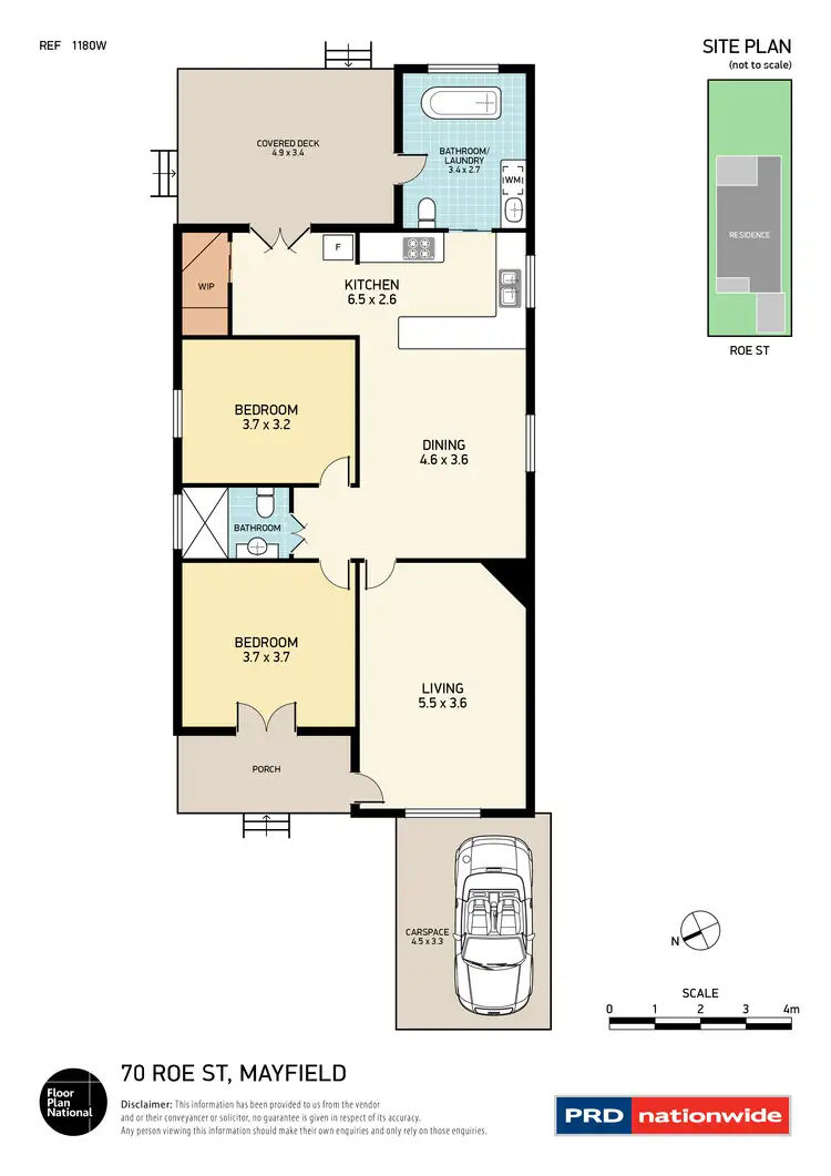 Floorplan of Homely house listing, 70 Roe Street, Mayfield NSW 2304