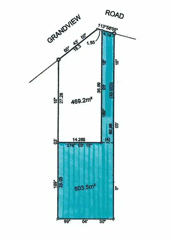 Floorplan of Homely land listing, 29A Grandview Rd, New Lambton Heights NSW 2305