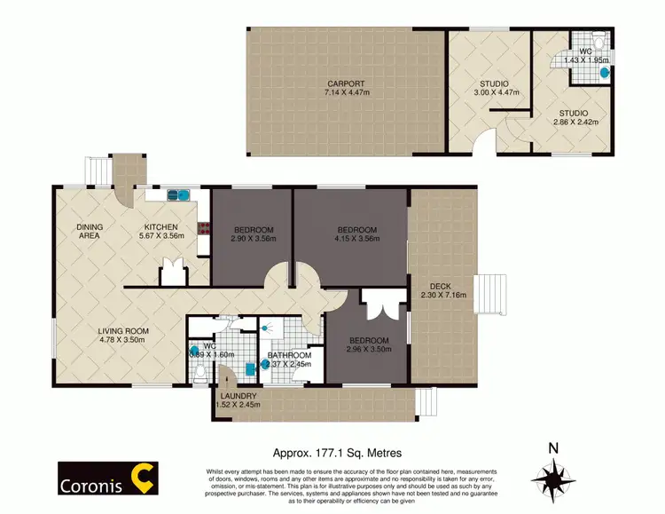 Floorplan of Homely house listing, 21 Emerald Street, Clontarf QLD 4019