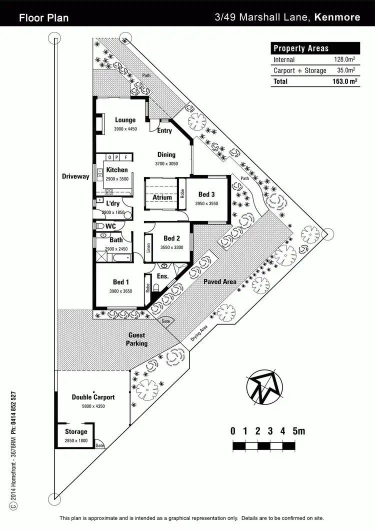 Floorplan of Homely house listing, 3/49 Marshall La, Kenmore QLD 4069