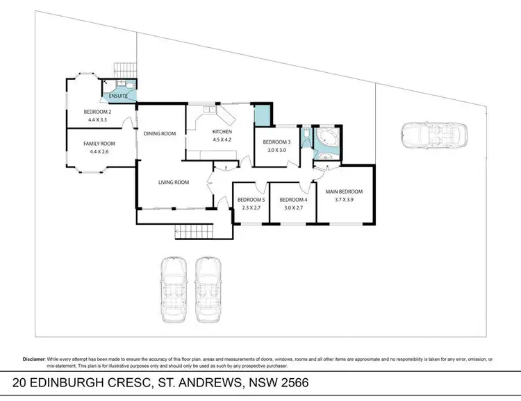 Floorplan of Homely house listing, 20 Edinburgh Crescent, St Andrews NSW 2566