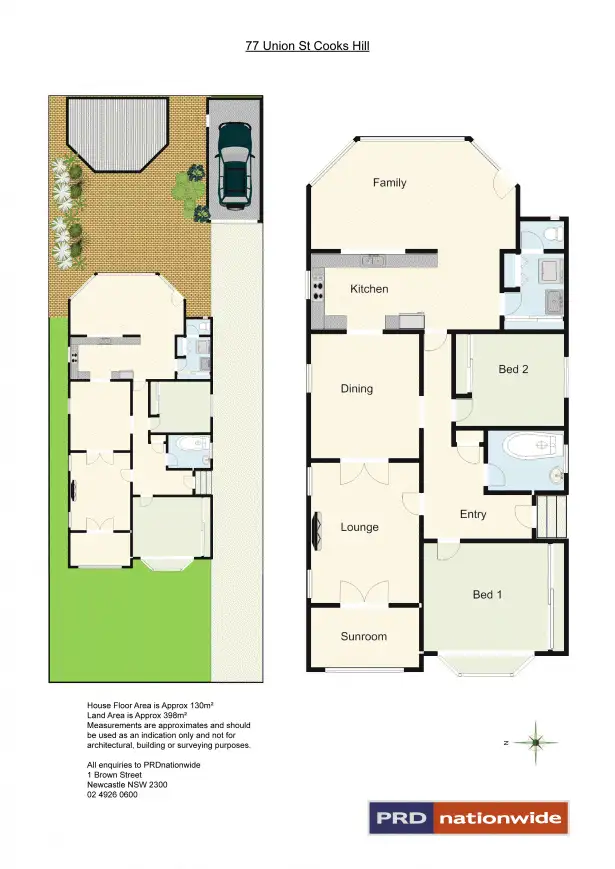 Floorplan of Homely house listing, 77 Union Street OLD, Cooks Hill NSW 2300