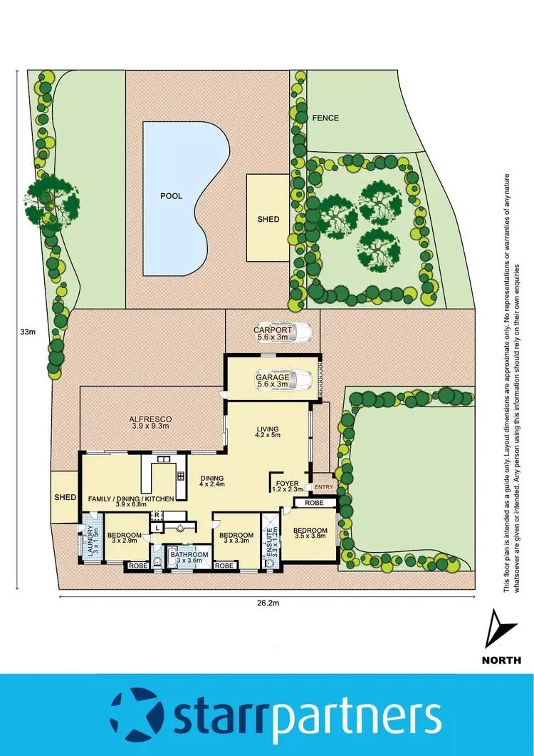 Floorplan of Homely house listing, 3 Dorado Street, Erskine Park NSW 2759