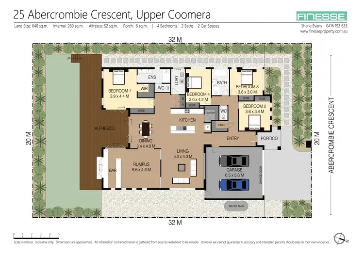 Floorplan of Homely house listing, 25 Abercrombie Crescent, Upper Coomera QLD 4209