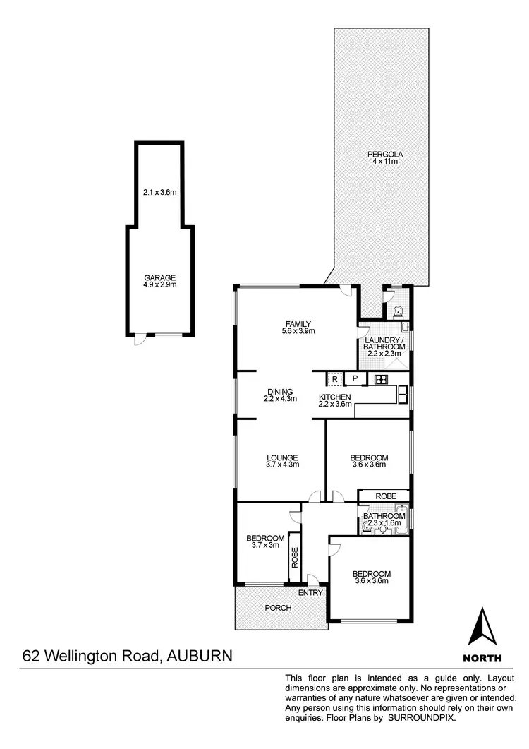Floorplan of Homely house listing, 62 Wellington Road, Auburn NSW 2144
