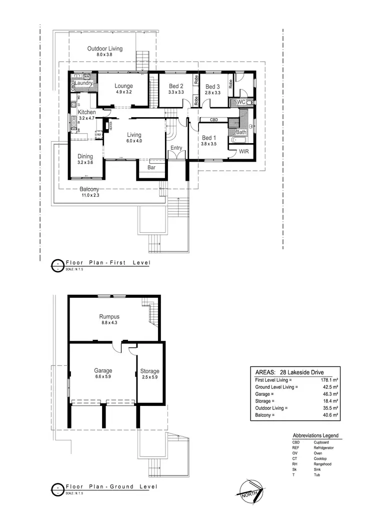 Floorplan of Homely house listing, 28 Lakeside Drive, Lake Albert NSW 2650