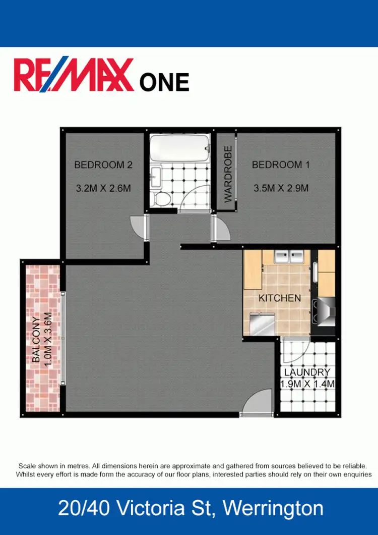 Floorplan of Homely unit listing, 20/40-42 Victoria Street, Werrington NSW 2747